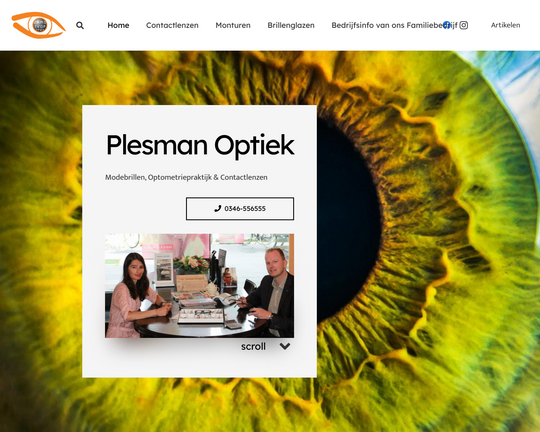 Plesman Optiek Logo